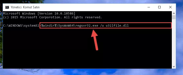 U32lfile.dll kütüphanesi için Regedit (Windows Kayıt Defteri) üzerinde temiz kayıt oluşturma