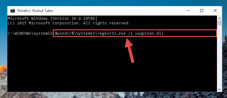 Uaqp11en.dll kütüphanesinin Windows Kayıt Defterindeki sorunlu kaydını silme
