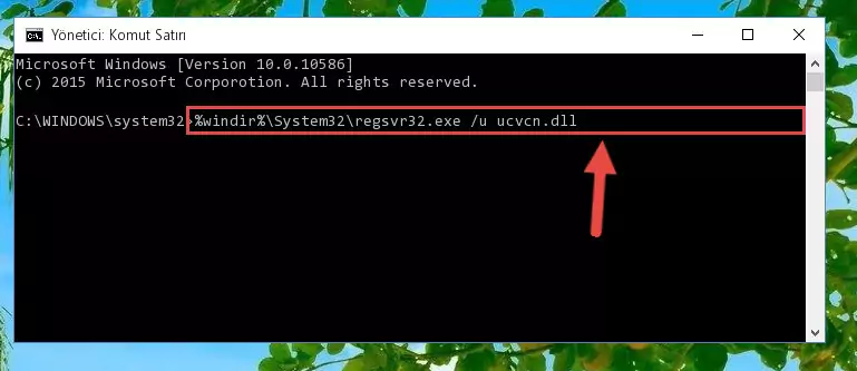 Ucvcn.dll kütüphanesi için Regedit (Windows Kayıt Defteri) üzerinde temiz kayıt oluşturma