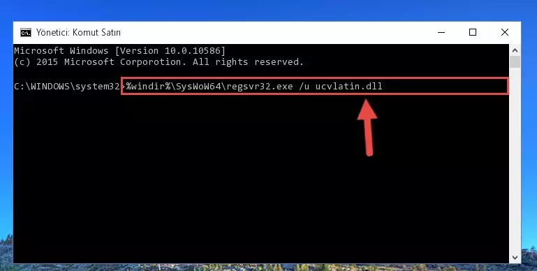 Ucvlatin.dll kütüphanesi için Windows Kayıt Defterinde yeni kayıt oluşturma