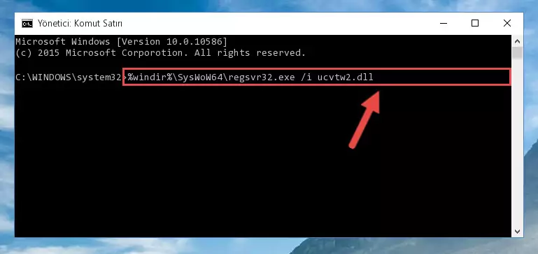 Ucvtw2.dll dosyasının Windows Kayıt Defterindeki sorunlu kaydını silme