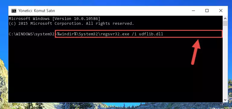 Udflib.dll dosyasının Windows Kayıt Defteri üzerindeki sorunlu kaydını temizleme