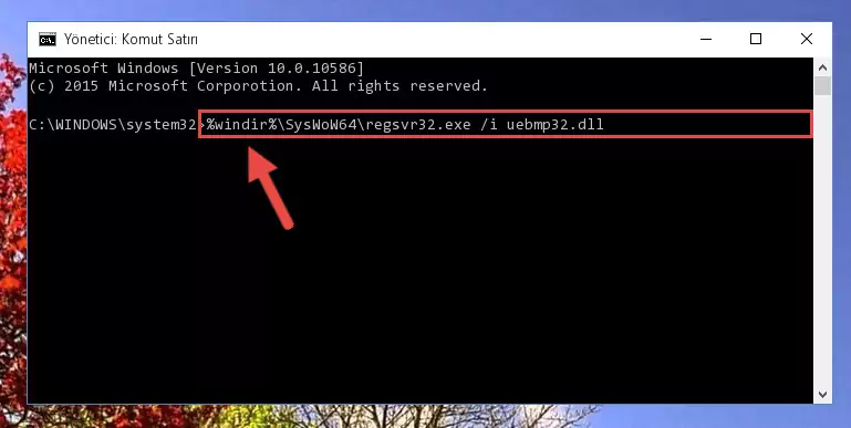 Uebmp32.dll dosyasının bozuk kaydını Kayıt Defterinden kaldırma (64 Bit için)