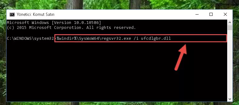Ufcdlgbr.dll kütüphanesinin bozuk kaydını Kayıt Defterinden kaldırma (64 Bit için)