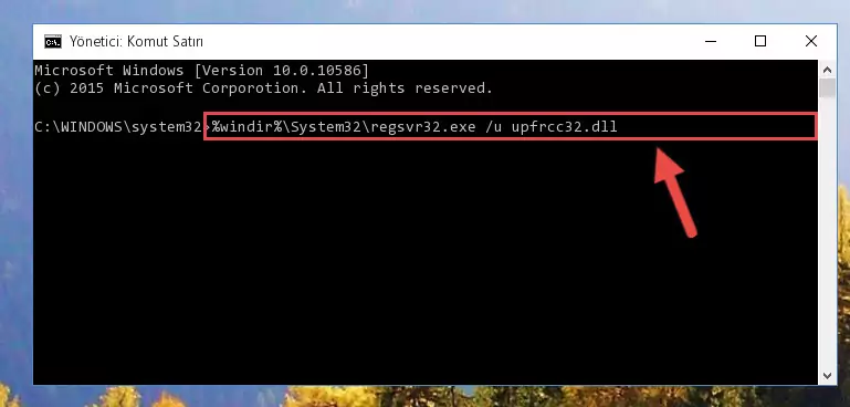 Upfrcc32.dll dosyası için Regedit (Windows Kayıt Defteri) üzerinde temiz kayıt oluşturma