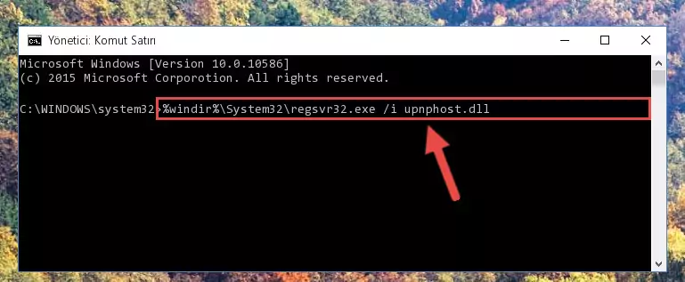 Upnphost.dll kütüphanesinin kaydını sistemden kaldırma