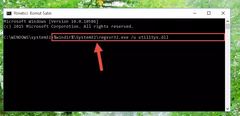 Utilitys.dll kütüphanesi için Regedit (Windows Kayıt Defteri) üzerinde temiz kayıt oluşturma