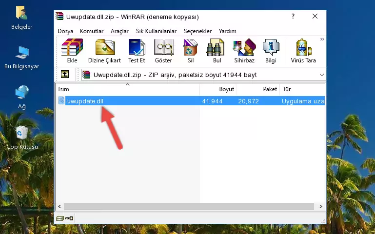 Uwupdate.dll dosyasını programın kurulum dizinine kopyalama