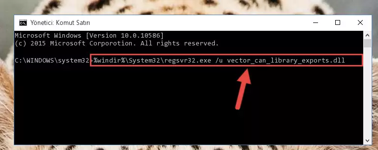 Vector_can_library_exports.dll kütüphanesini sisteme tekrar kaydetme