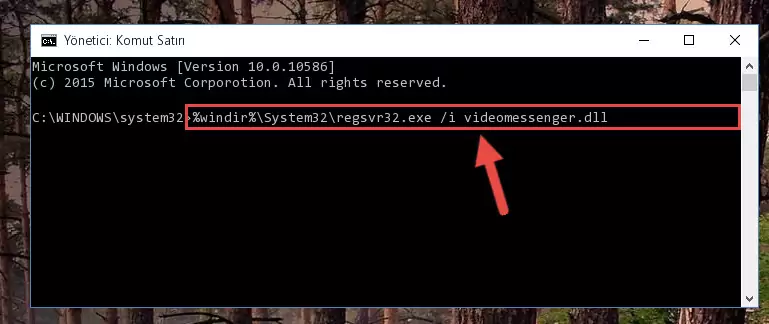 Videomessenger.dll dosyasının Windows Kayıt Defterindeki sorunlu kaydını silme
