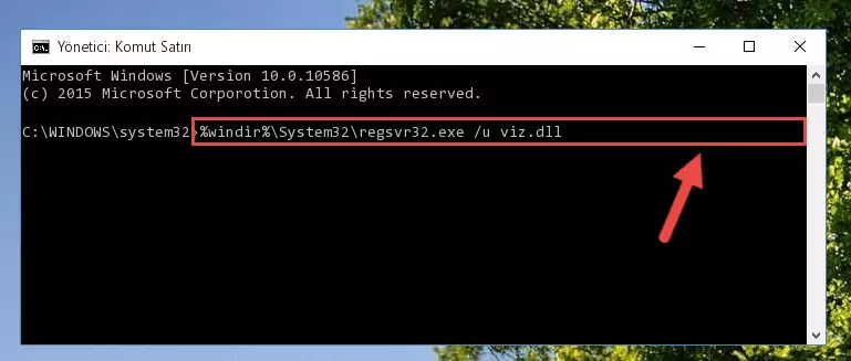 Viz.dll kütüphanesi için Regedit (Windows Kayıt Defteri) üzerinde temiz kayıt oluşturma