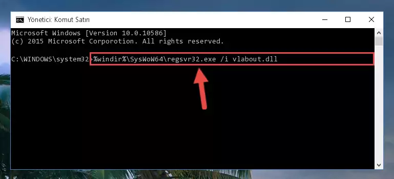 Vlabout.dll dosyasının hasarlı kaydını sistemden kaldırma (64 Bit için)