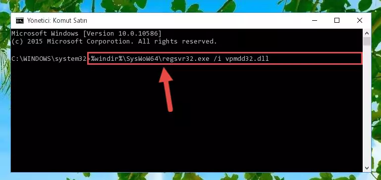 Vpmdd32.dll kütüphanesinin bozuk kaydını Kayıt Defterinden kaldırma (64 Bit için)