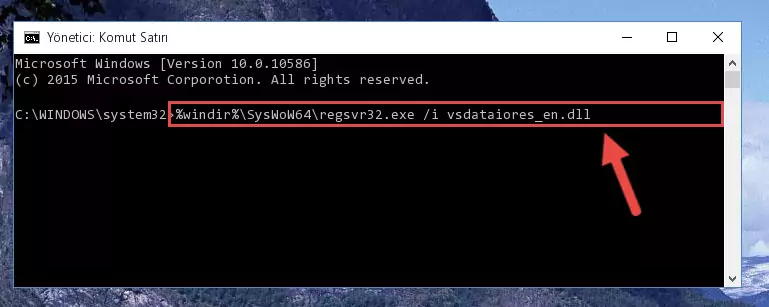Vsdataiores_en.dll dosyasının Windows Kayıt Defteri üzerindeki sorunlu kaydını temizleme
