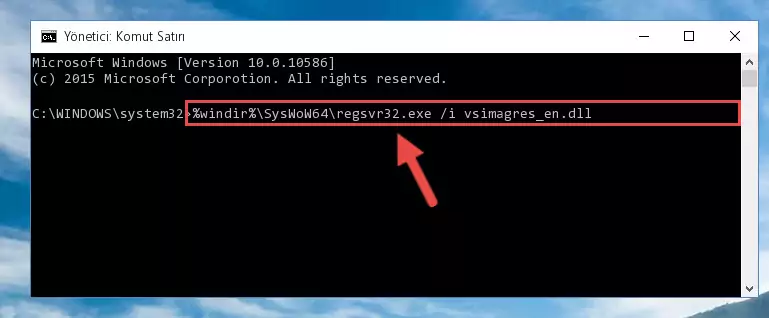 Vsimagres_en.dll kütüphanesinin Windows Kayıt Defterindeki sorunlu kaydını silme