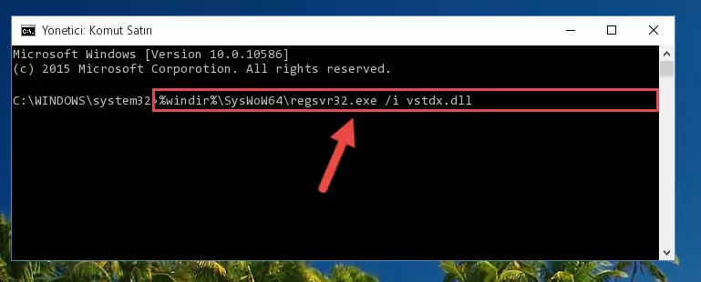 Vstdx.dll kütüphanesinin hasarlı kaydını sistemden kaldırma (64 Bit için)