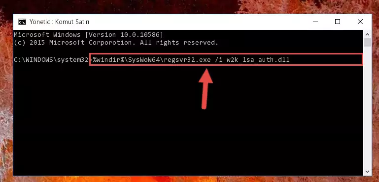 W2k_lsa_auth.dll dosyasının hasarlı kaydını sistemden kaldırma (64 Bit için)