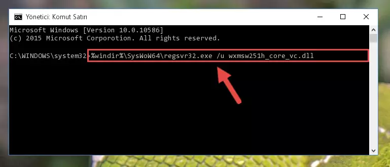 Wxmsw251h_core_vc.dll kütüphanesi için temiz kayıt oluşturma (64 Bit için)
