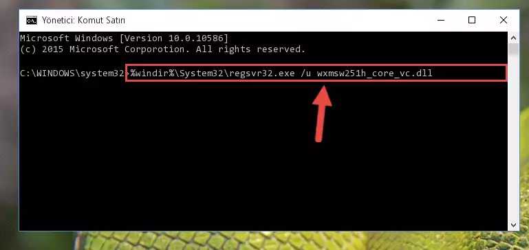 Wxmsw251h_core_vc.dll kütüphanesi için Windows Kayıt Defterinde yeni kayıt oluşturma