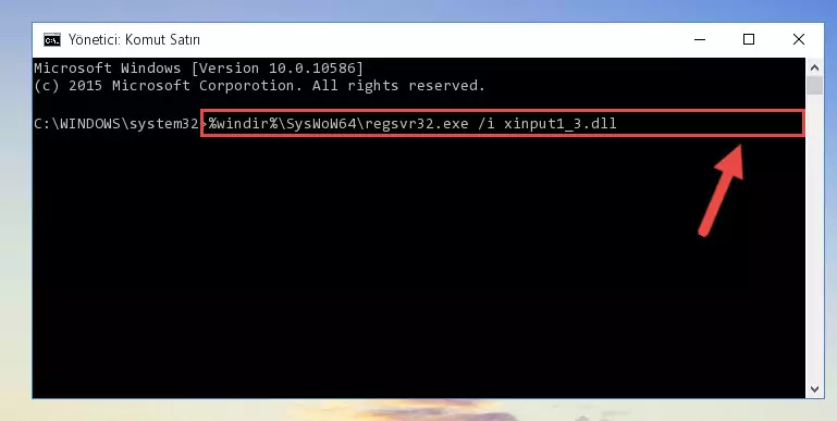 Xinput1_3.dll kütüphanesinin kaydını sistemden kaldırma