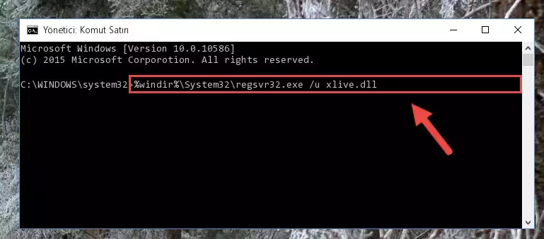 Xlive.dll dosyasını .zip dosyası içinden çıkarma