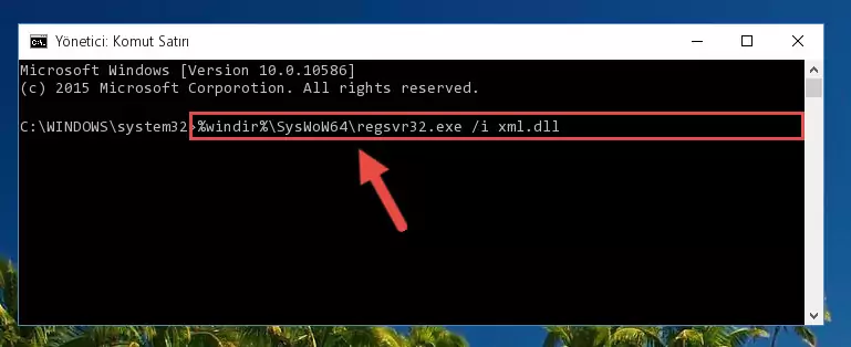 Xml.dll dosyasının bozuk kaydını Windows Kayıt Defterinden kaldırma (64 Bit için)