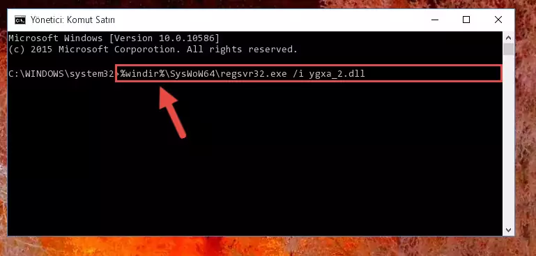 Ygxa_2.dll dosyasının Windows Kayıt Defterindeki sorunlu kaydını silme