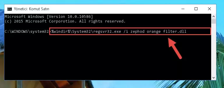 Zephod orange filter.dll kütüphanesi için temiz kayıt oluşturma (64 Bit için)